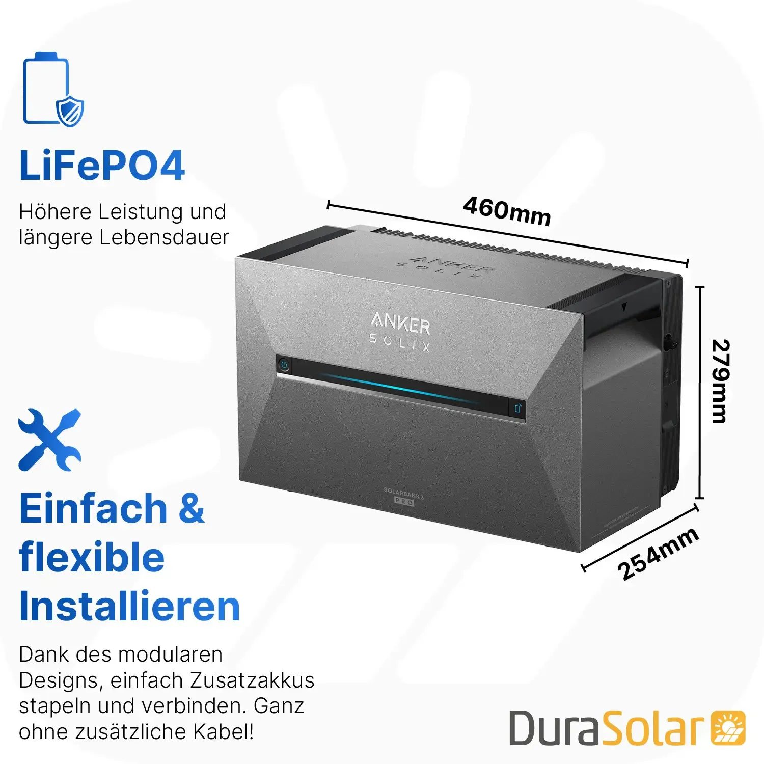 Anker SOLIX Solarbank 3 - E2700 Pro - Balkonkraftwerkspeicher 