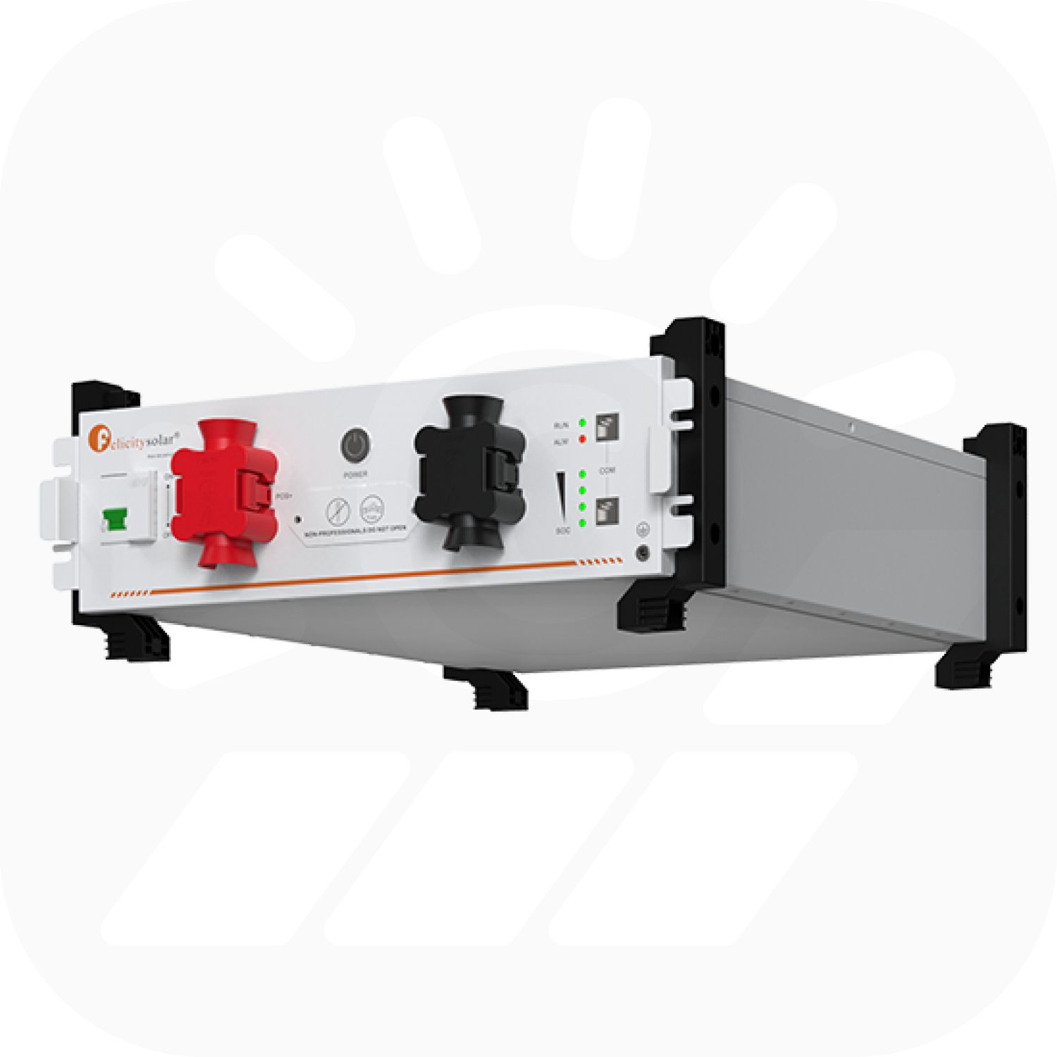 Felicity FLA48100UG1 Set – 5,12kWh – Niedervolt Speicher inkl. Stapelhalterung