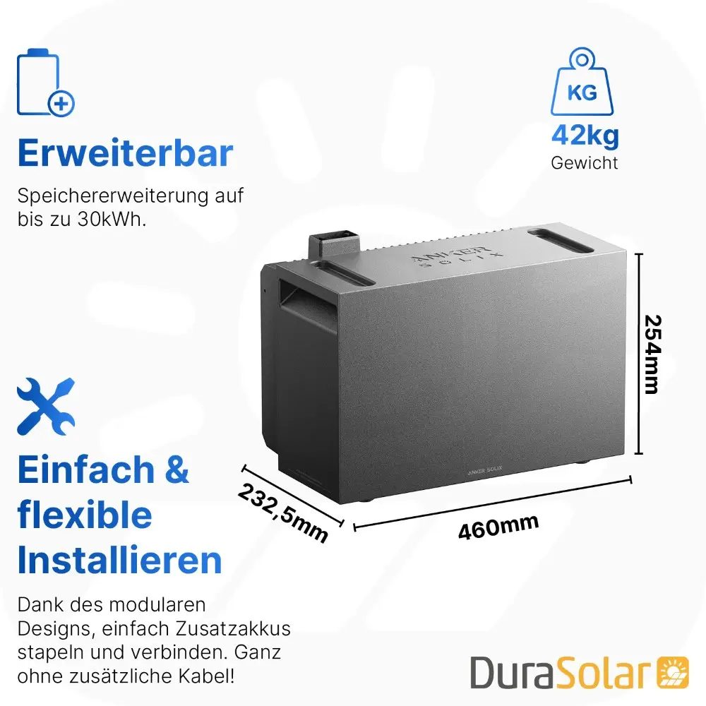 Anker SOLIX Solarbank - BP5000 - Erweiterungsbatterie - PV-Speicher 