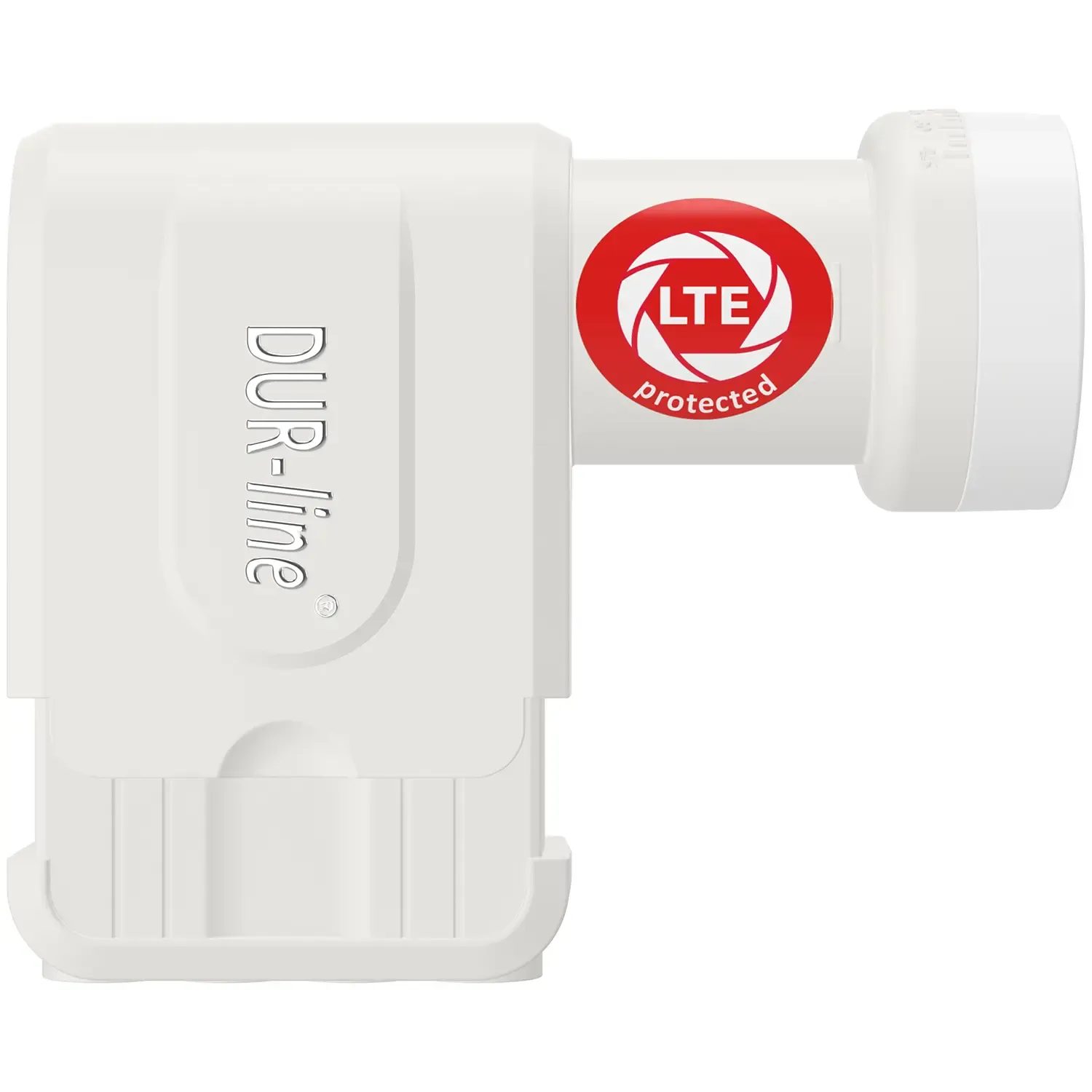 DUR-line +Ultra Octo white LNB – Wetterschutz in der Draufsicht