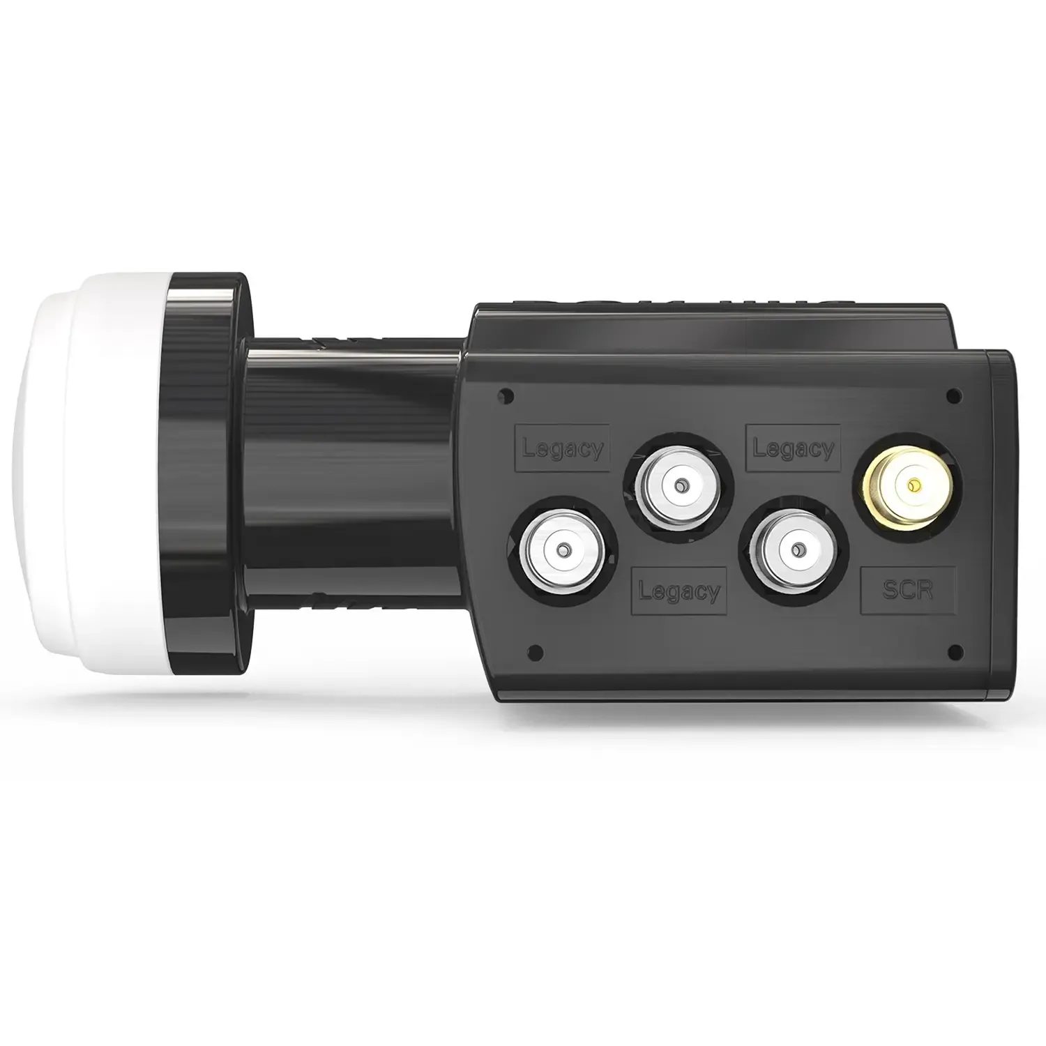 DUR-line UK 104 Unicable LNB – Ansicht von unten mit Schatten