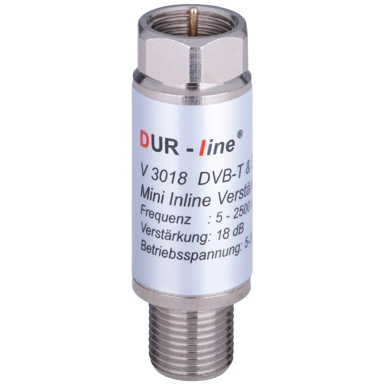 DUR-line V3018 Inlineverstärker – Draufsicht DUR-line V3018 - Inlineverstärker