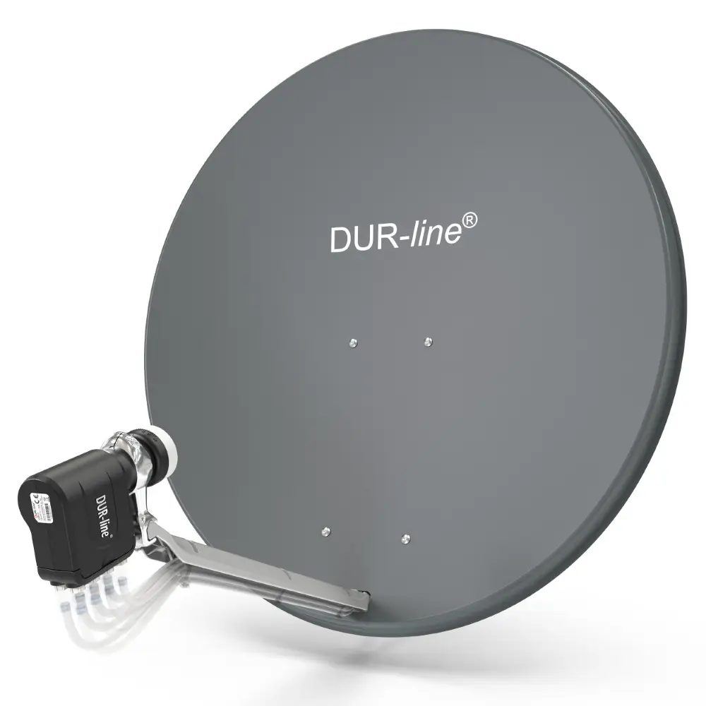 DUR-line Select 85/90 Anthrazit - Sat-Komplettanlage mit Octo LNB DUR-line Select 85/90 Anthrazit - Sat-Komplettanlage mit Octo LNB