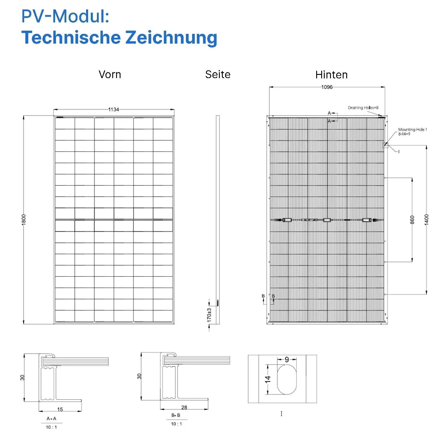 Gokin GK-3-54HGFDb 490W GBC | Back Contact Full Black PV-Modul | Glas-Glas Solarmodul Gokin GK-3-54HGDb 490W | Back Contact Full Black PV-Modul | Glas-Glas Bifazial Solarmodul