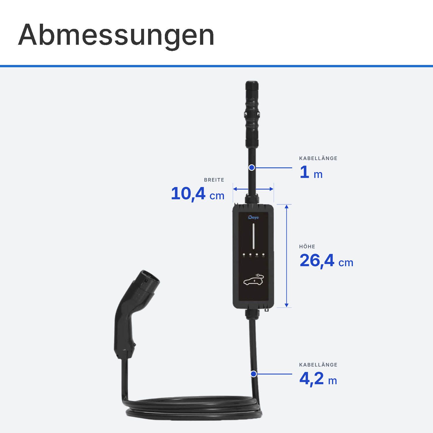 Deye 11 kW Smart EV Charger | SUN-EVSE11K01-EU-AC 