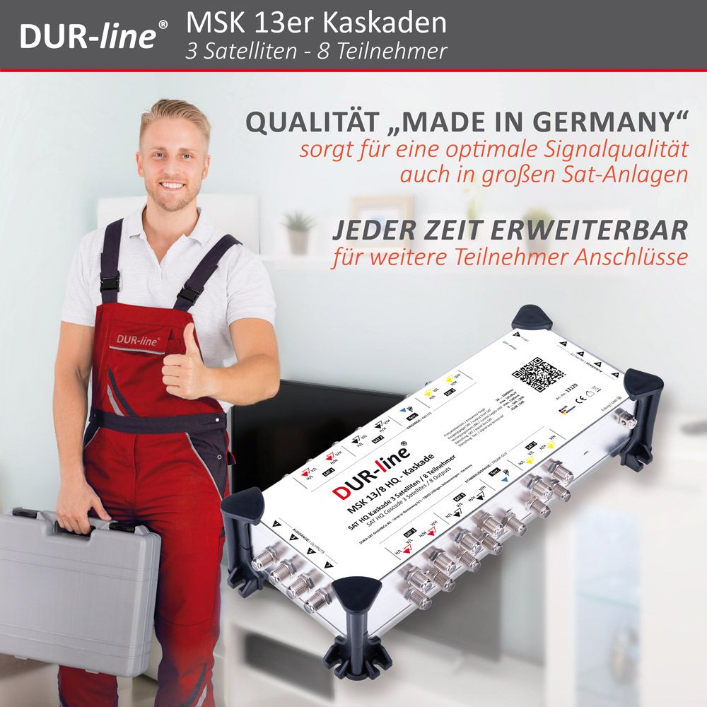 DUR-line MSK 13/8 HQ - Kaskade – im Einsatz DUR-line MSK 13/8 HQ - Kaskade – im Einsatz