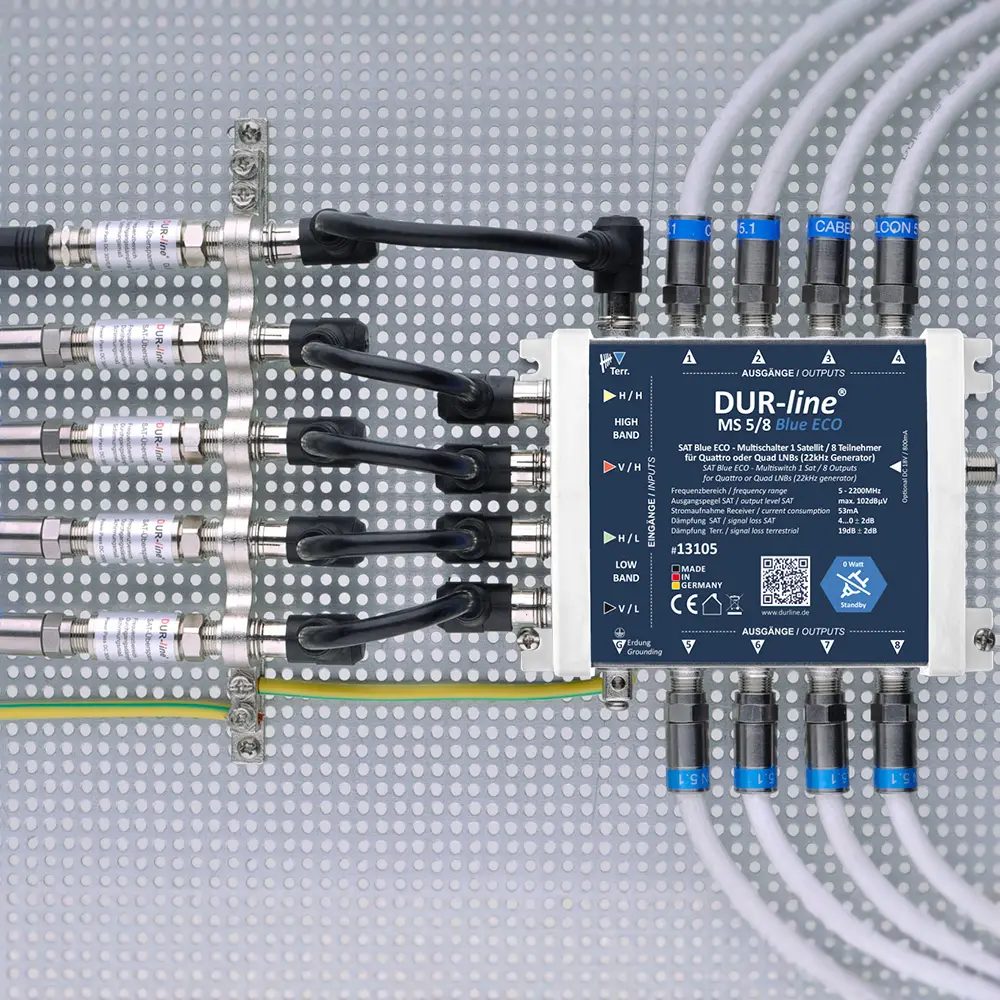 DUR-line MS 5/8 Blue ECO Multischalter – Anwendungsbeispiel im Einsatz DUR-line MS 5/8 Blue ECO Multischalter – Anwendungsbeispiel im Einsatz