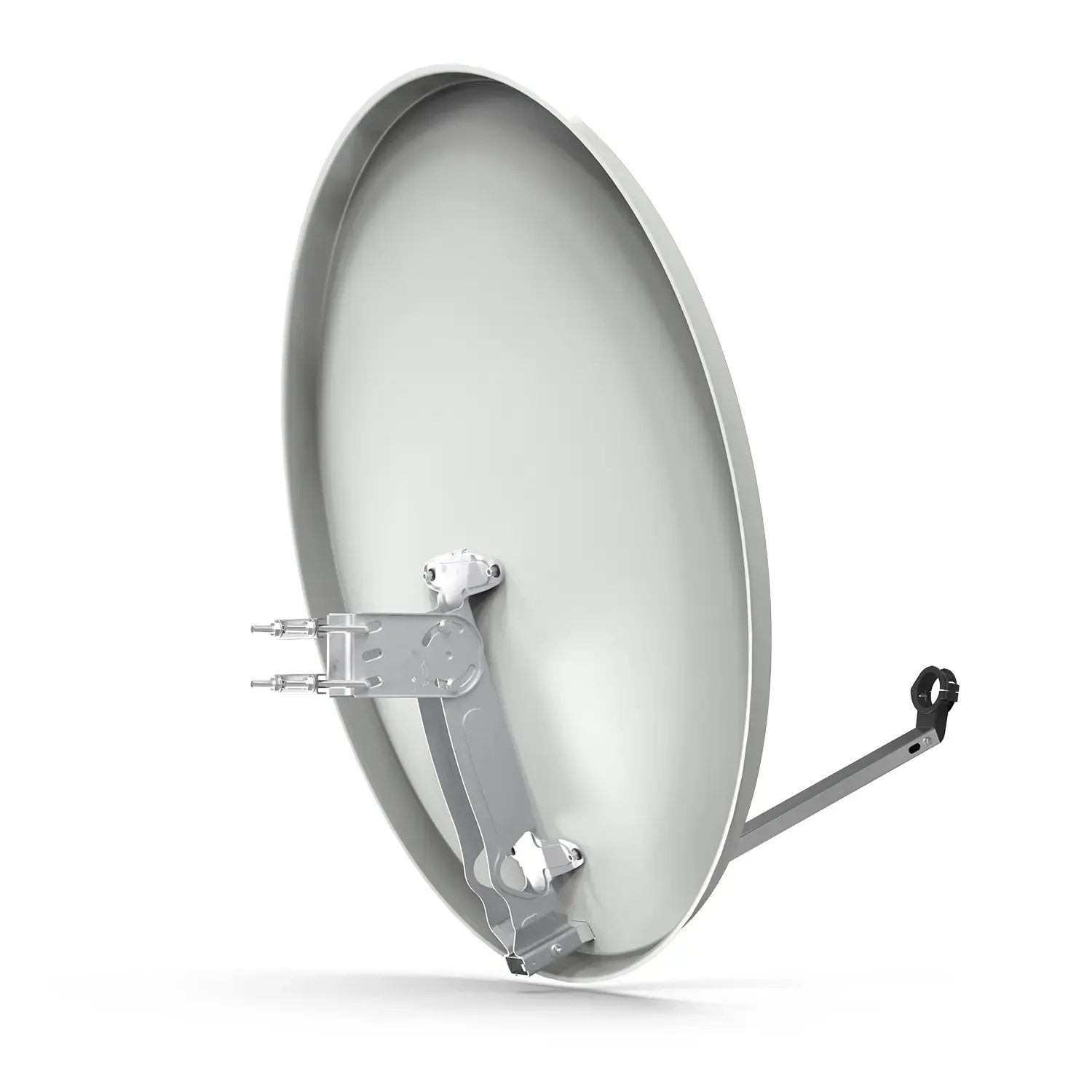 DUR-line MDA 90 Hellgrau Alu Sat-Reflektor – Rückansicht