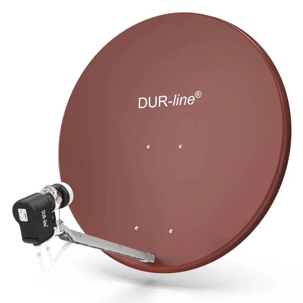 DUR-line Select 85/90 Rot - Sat-Komplettanlage mit Twin LNB DUR-line Select 85/90 Rot - Sat-Komplettanlage mit Twin LNB