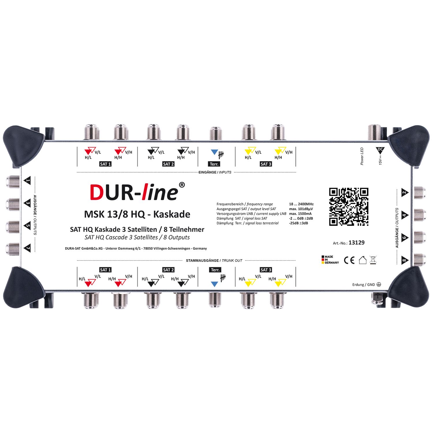 DUR-line MSK 13/8 HQ - Kaskade – Produktansicht 2 DUR-line MSK 13/8 HQ - Kaskade – Produktansicht 2