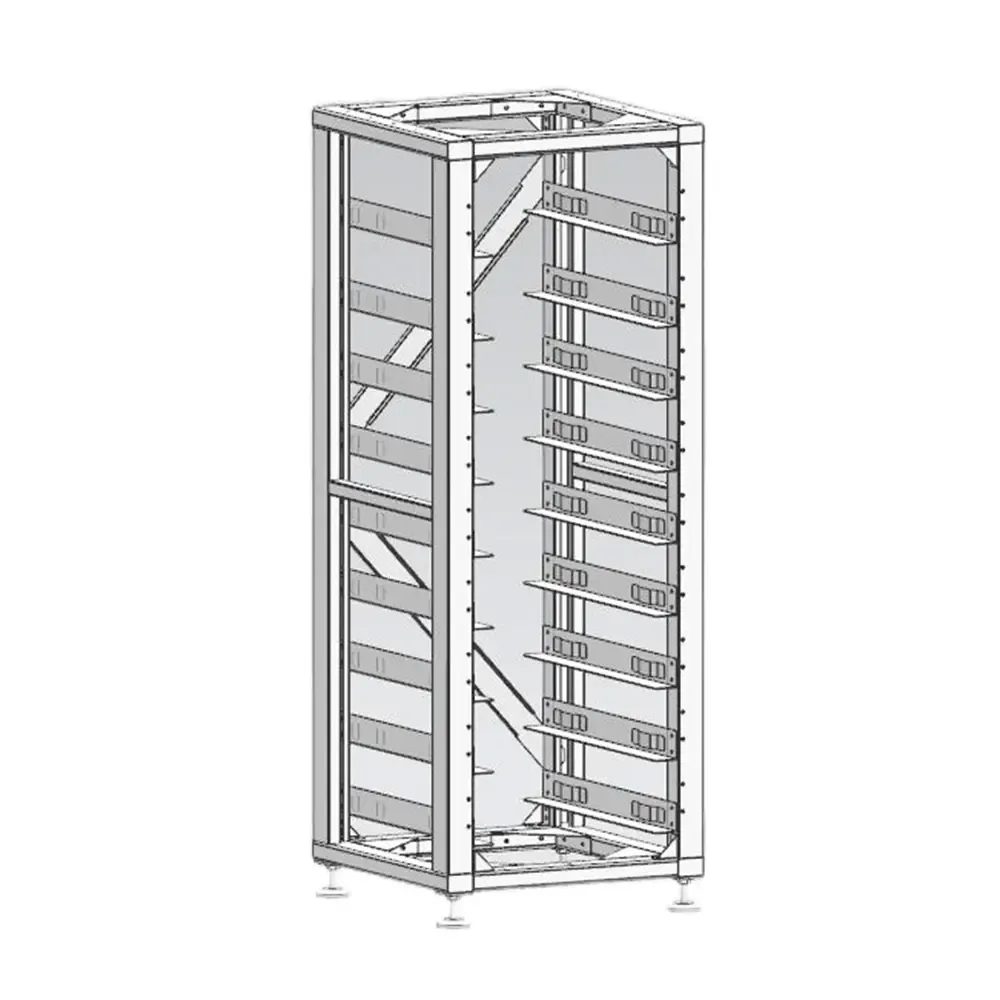 Deye 3U - Rack System für z.B. Hochvolt BOS-GM 5.1 / BOS-G Pro Batterien 53x60,2x162,9 cm Deye 3U - Rack System für z.B. Hochvolt BOS-GM 5.1 / BOS-G Pro Batterien 53x60,2x162,9 cm
