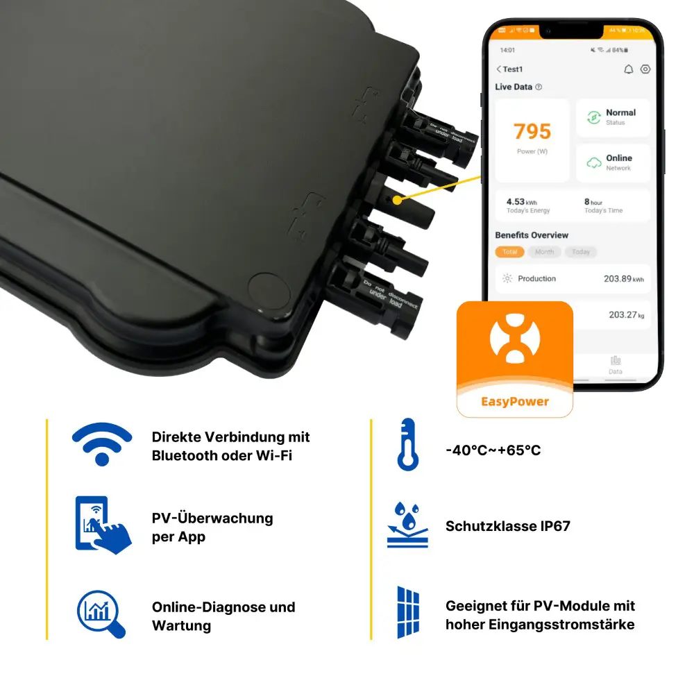 APSystems A-EZ1D 1800 Watt - PV Mikro-Wechselrichter 