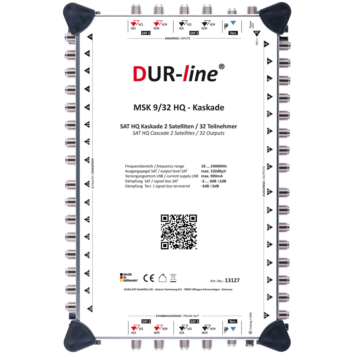 DUR-line MSK 9/32 HQ - Kaskade – Produktansicht 2 DUR-line MSK 9/32 HQ - Kaskade – Produktansicht 2