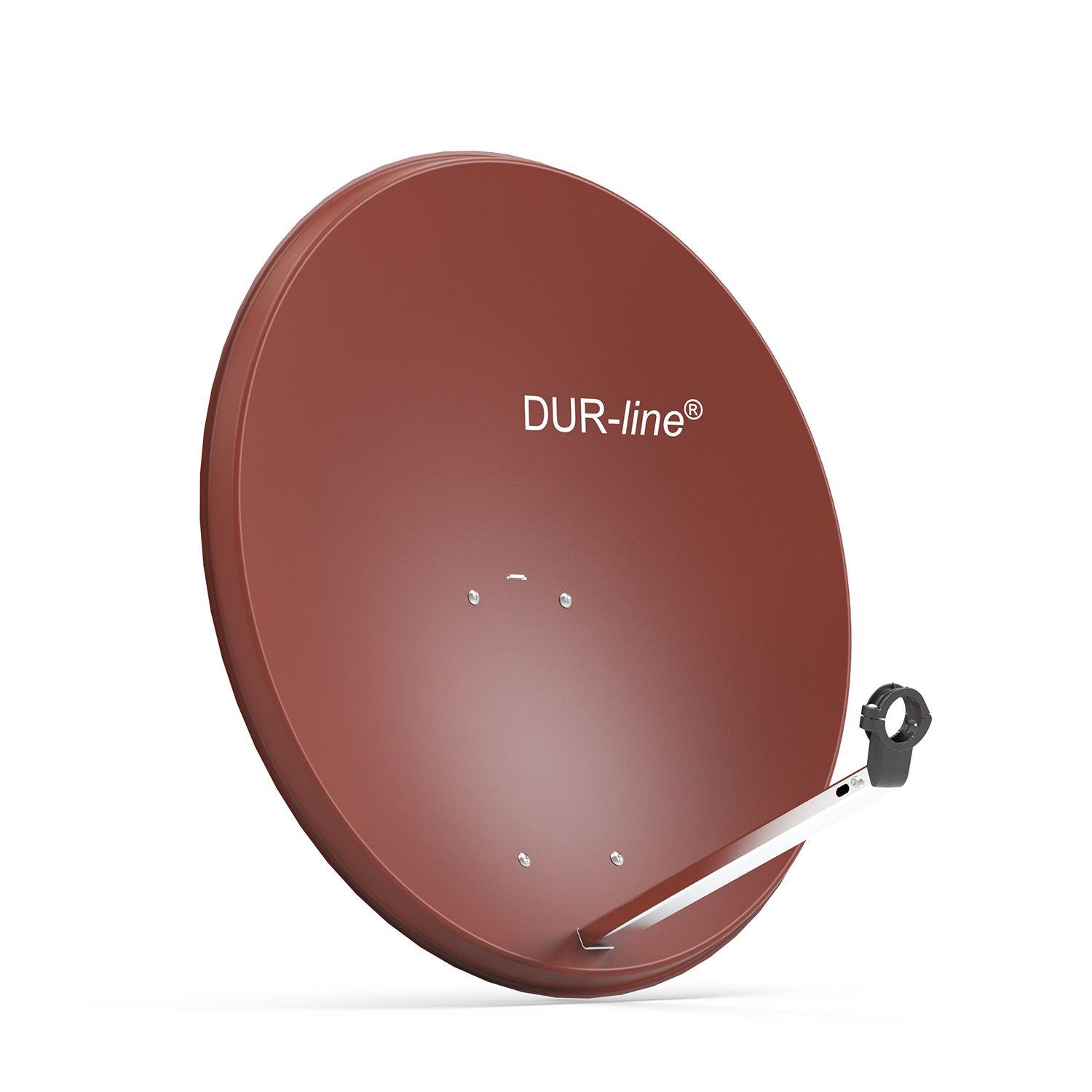 DUR-line MDA 80 Rot Alu Sat-Reflektor – Produktansicht