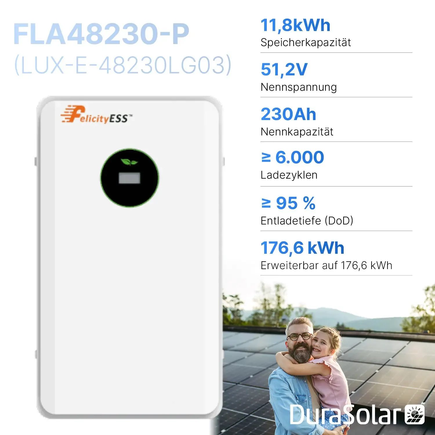 Felicity FLA48230-P (LUX-E-48230LG03) – PV-Speicher