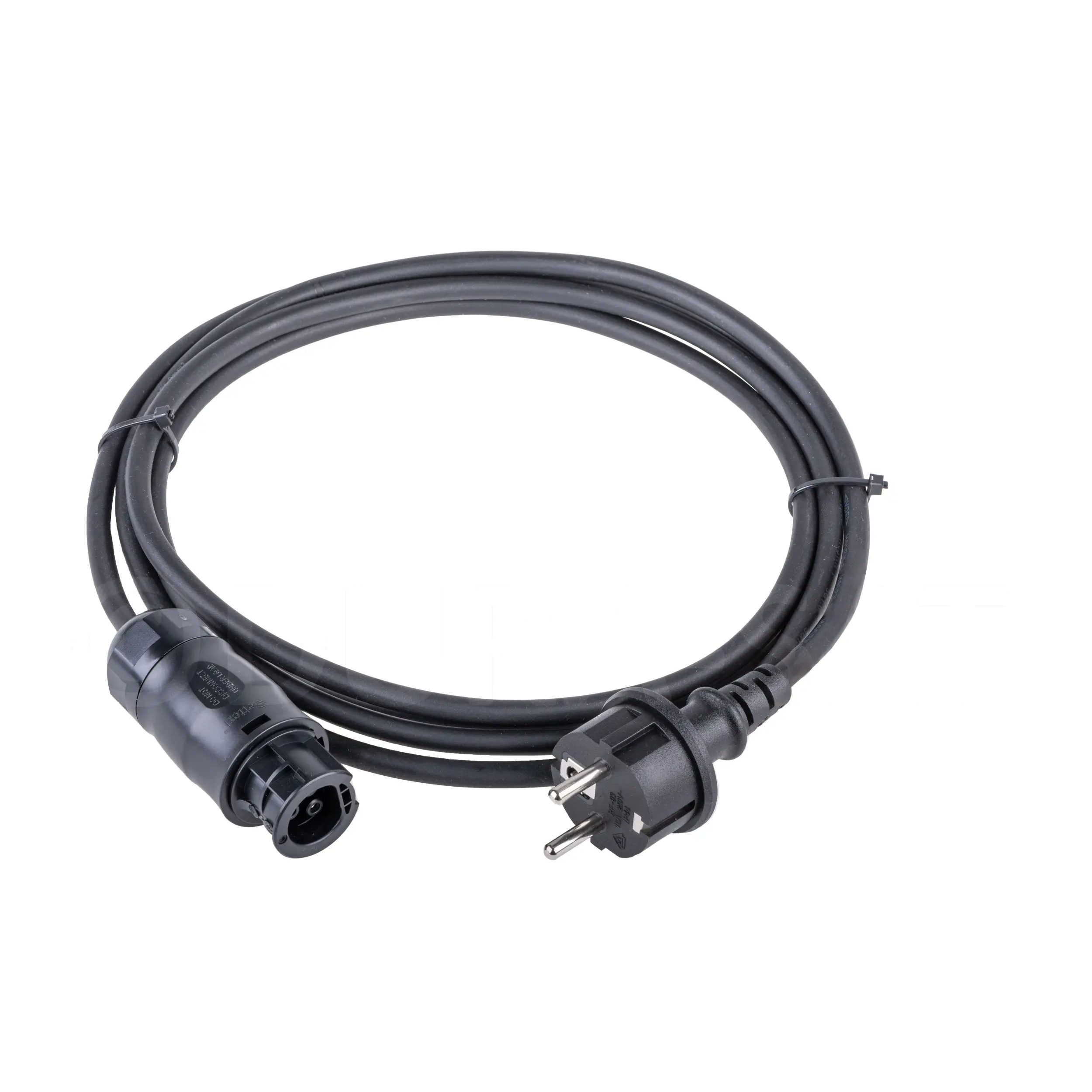 3m Anschlusskabel - Betteri auf Schutzkontakt - Elektro-Kabel Balkonkraftwerk 1800W/2000Wp bifazial mit 3 - 20m Anschlusskabel