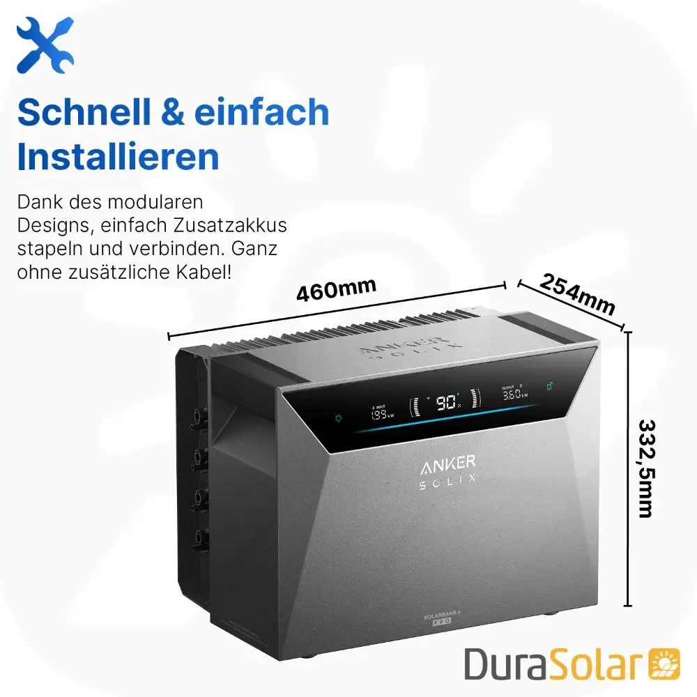 Anker SOLIX Solarbank 4 E5000 Pro - Balkonkraftwerkspeicher 